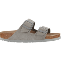 Arizona Soft Footbed Sandal Stone Coin Suede Leather Regular