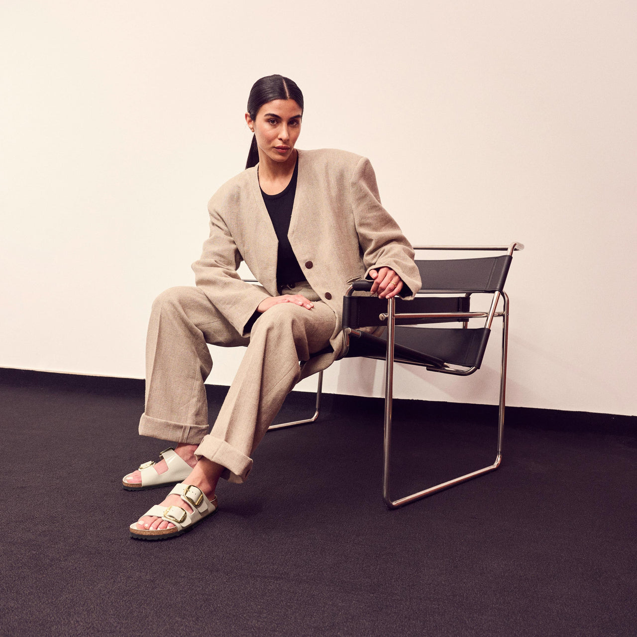 Arizona Big Bucckle Ecru