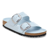 Arizona Big Buckle High Shine Baby Blue Natural Leather Patent 