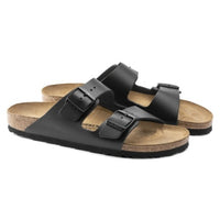 Arizona Sandal Black Smooth Leather Narrow
