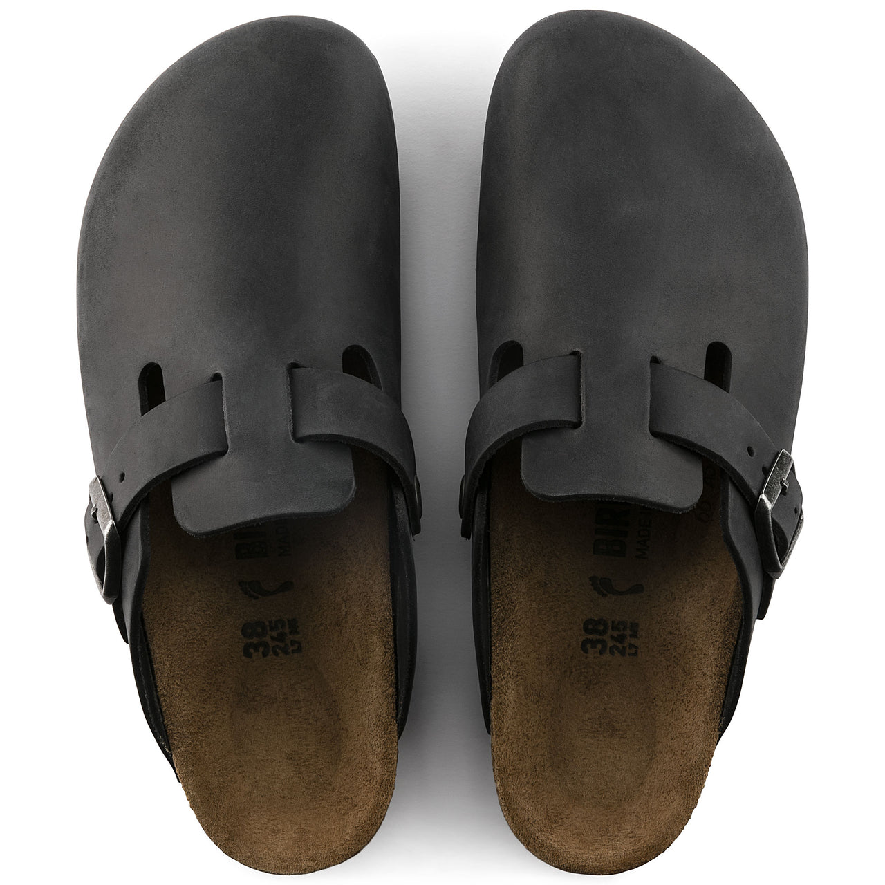Boston Black Oiled Leather Regular Fit