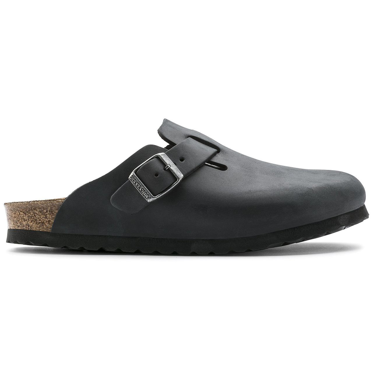 Boston Black Oiled Leather Narrow Fit