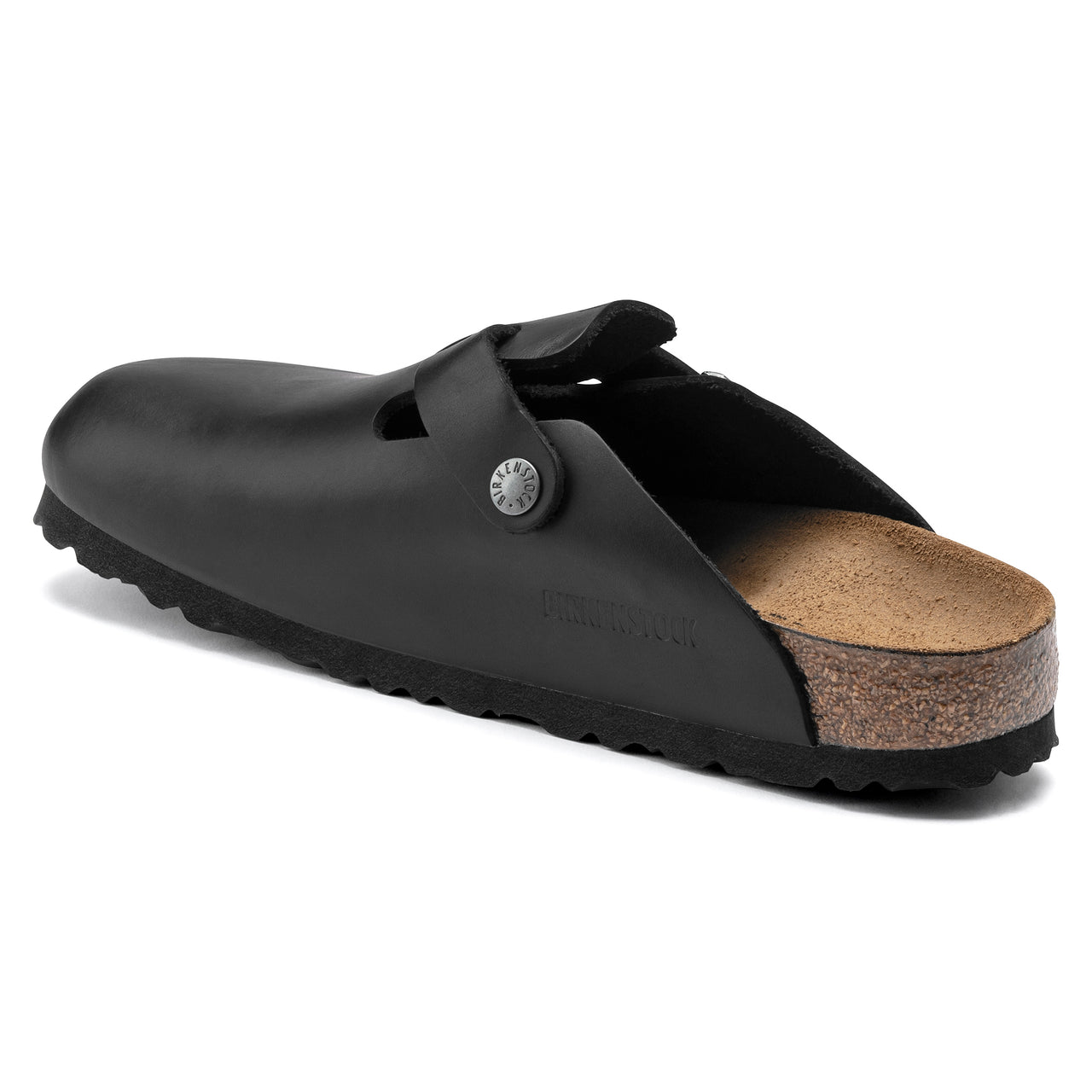 Boston Black Oiled Leather Narrow Fit