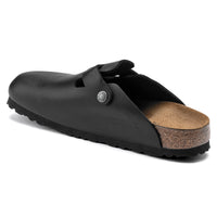 Boston Black Oiled Leather Narrow Fit