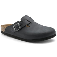 Boston Black Oiled Leather Narrow Fit