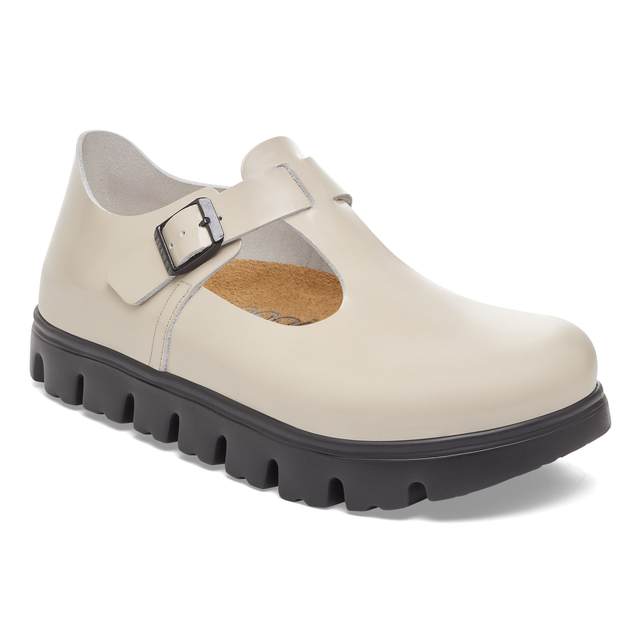 Paris Chunky Oyster Smooth Leather Narrow