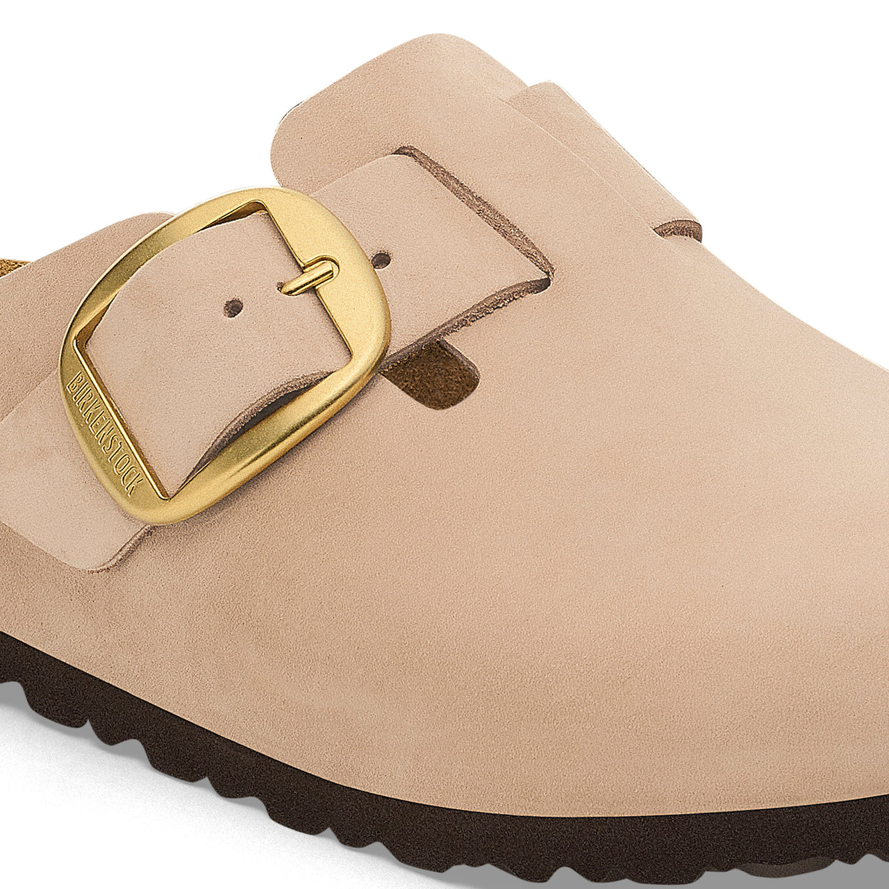 Boston Big Buckle Sandcastle Nubuck Leather