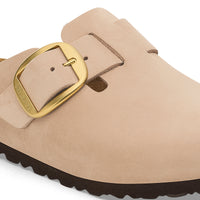 Boston Big Buckle Sandcastle Nubuck Leather