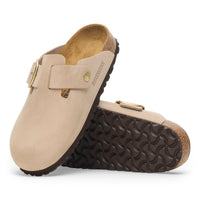 Boston Big Buckle Sandcastle Nubuck Leather Regular