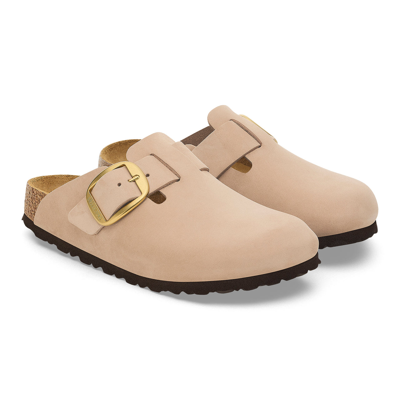 Boston Big Buckle Sandcastle Nubuck Leather Regular