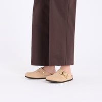 Boston Big Buckle Sandcastle Nubuck Leather Regular