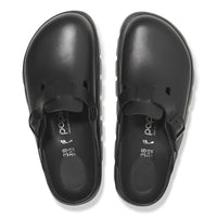 Boston Chunky Black Smooth Leather Narrow