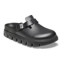 Boston Chunky Black Smooth Leather Narrow