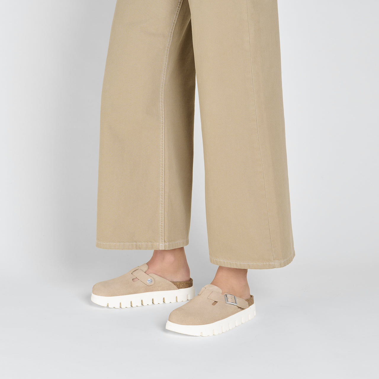 Boston Chunky Warm Sand Leather Narrow