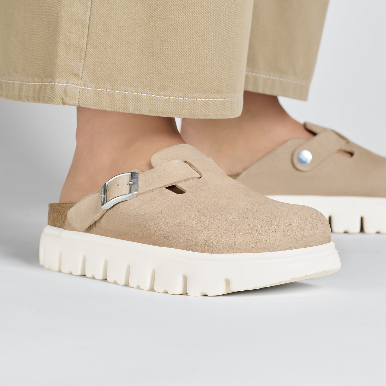 Boston Chunky Warm Sand Leather Narrow