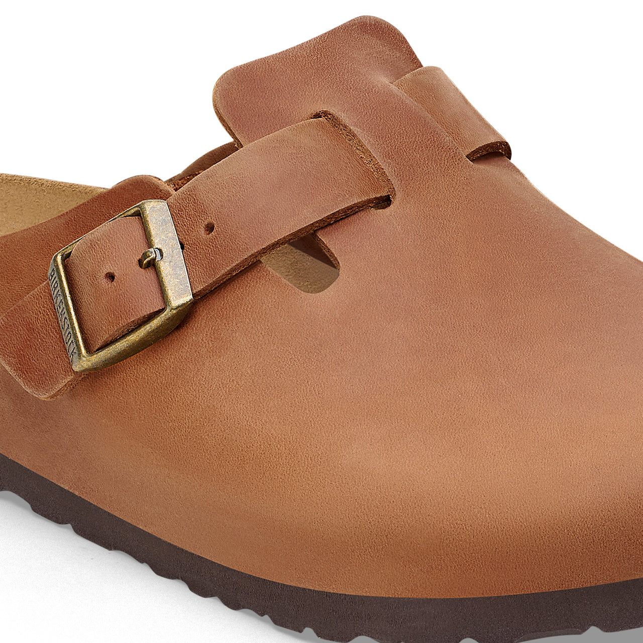 Boston Clog Cognac Oiled Leather