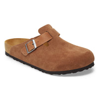 Birkenstock Boston Cognac Oiled/Suede Leather Regular