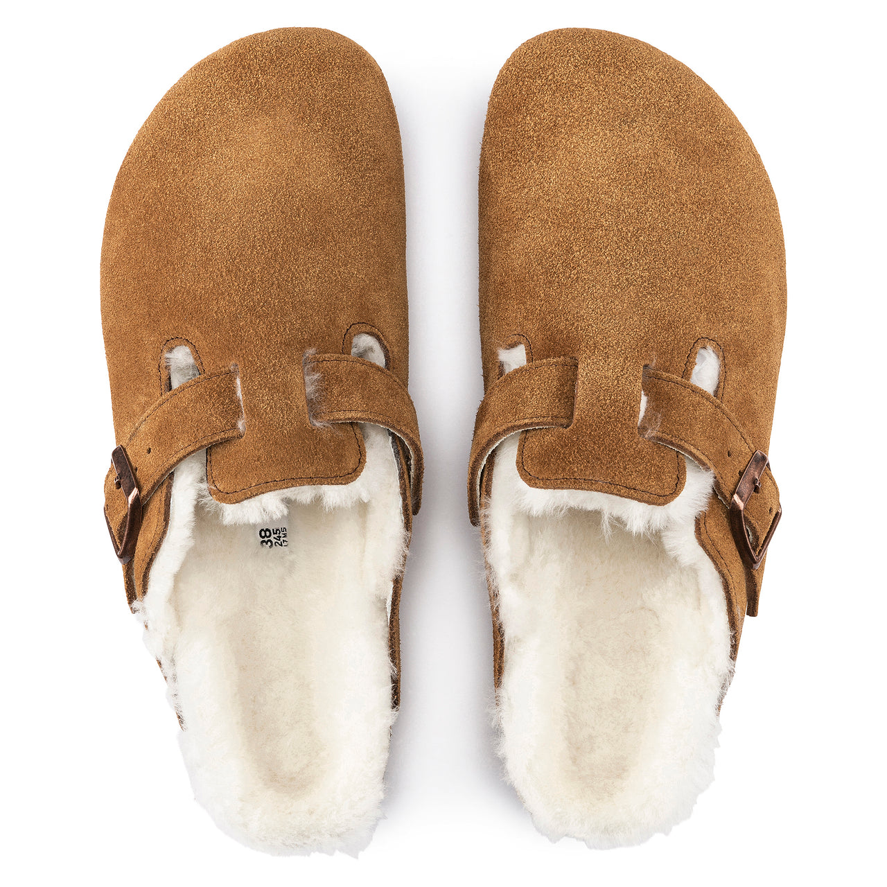 Boston Shearling Mink Suede Leather/Shearling Regular