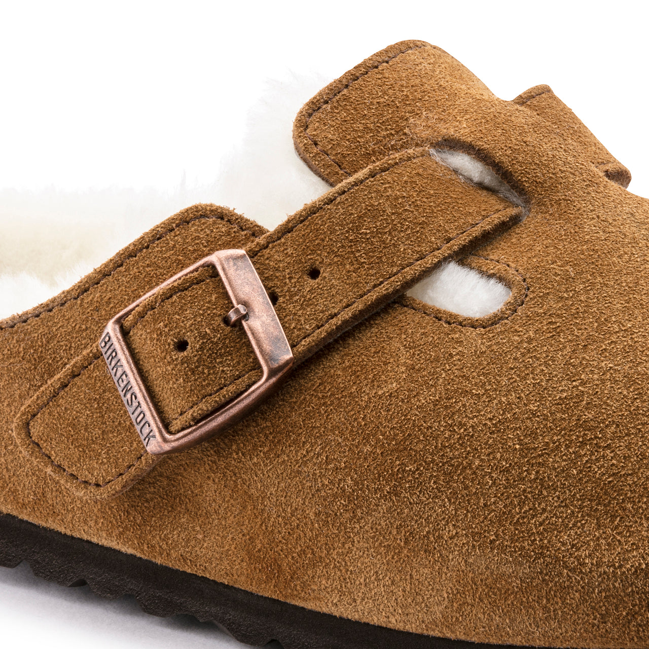 Boston Shearling Mink Suede Leather/Shearling Regular
