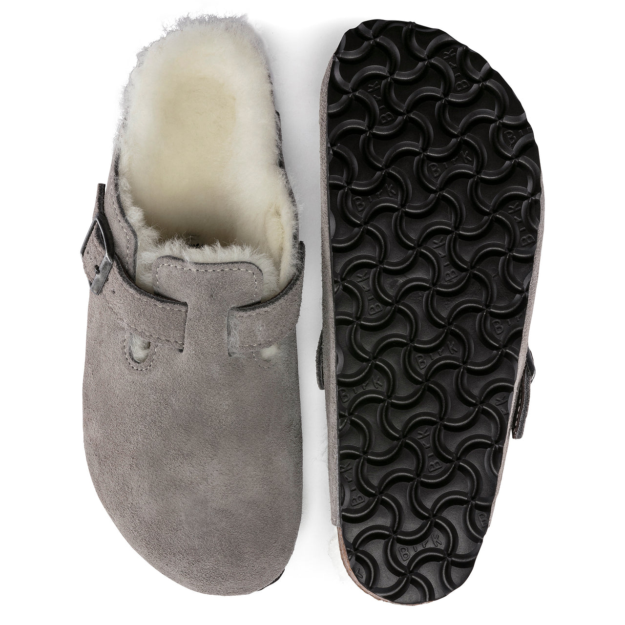 Boston Shearling Stone Coin Suede Leather/Shearling Regular