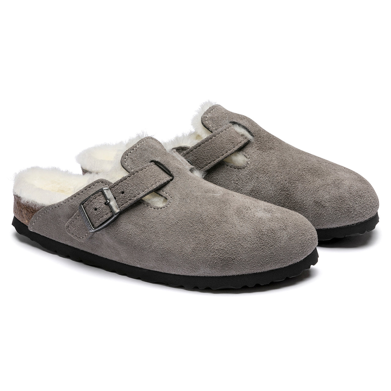 Boston Shearling Stone Coin Suede Leather/Shearling Regular