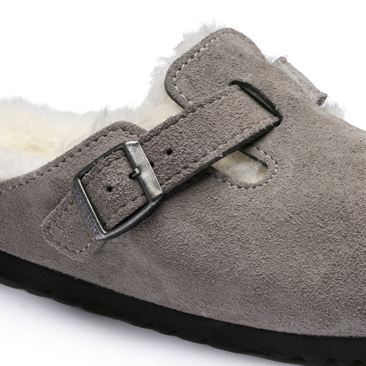 Boston Shearling Stone Coin Suede Leather/Shearling Regular