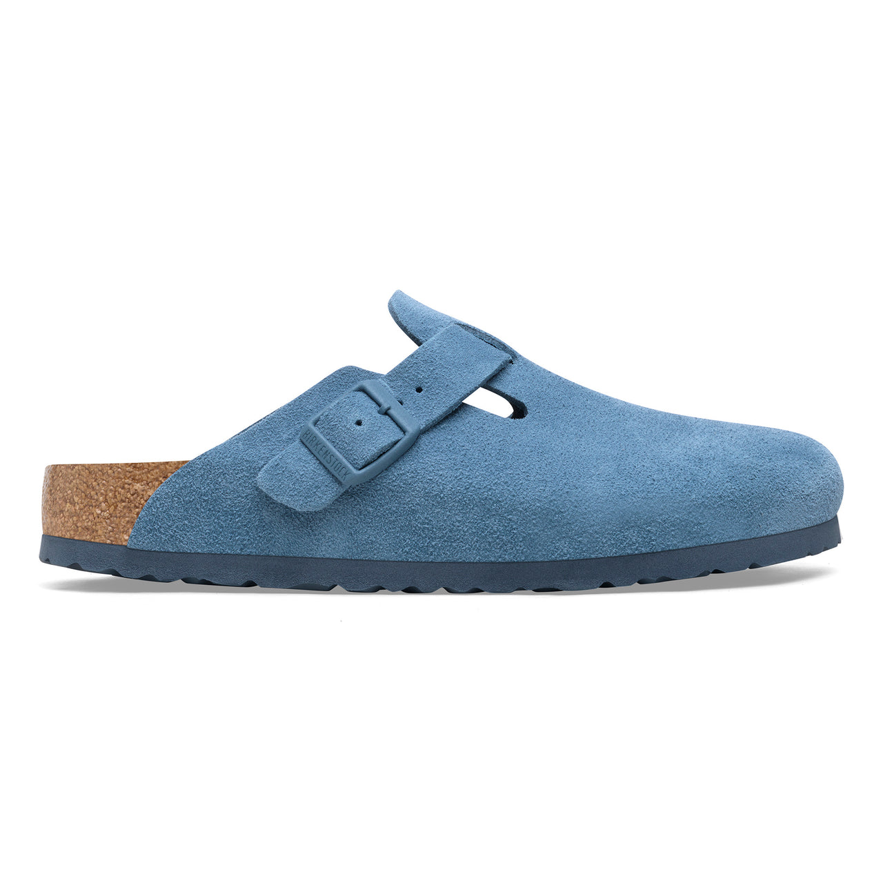 Boston Soft Footbed Elemental Blue Suede Leather Narrow