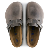 Boston Soft Footbed Iron Oiled Leather Narrow