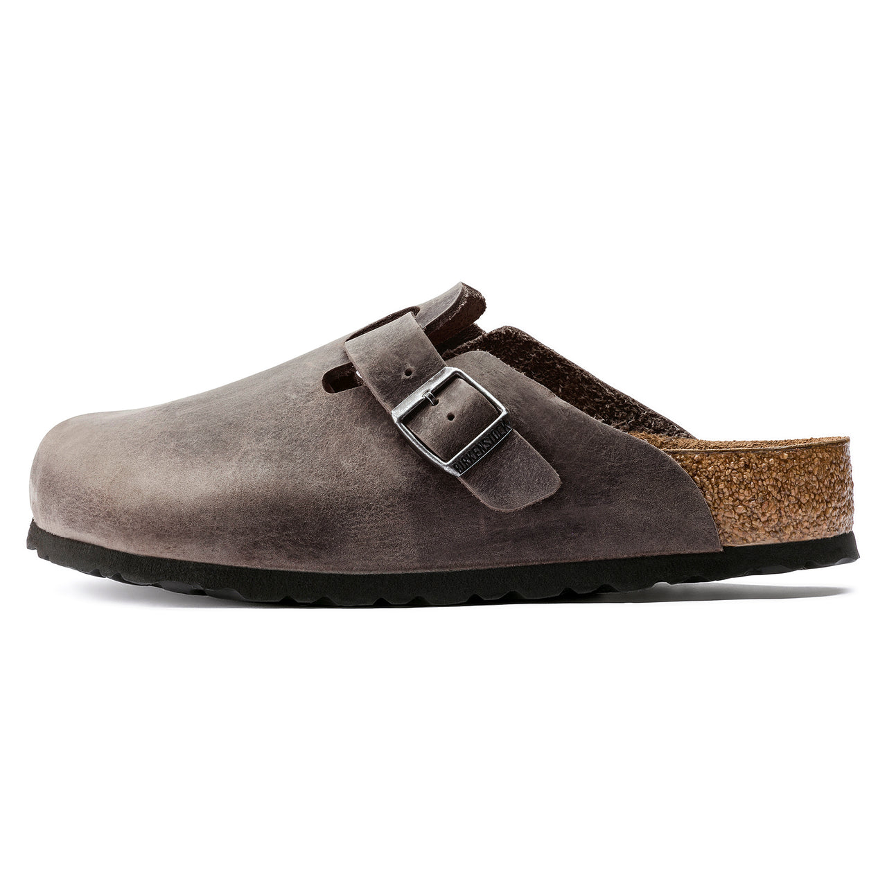 Boston Soft Footbed Iron Oiled Leather Narrow