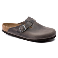 Boston Soft Footbed Iron Oiled Leather Narrow