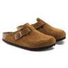 Boston Soft Footbed Mink Suede Leather Narrow