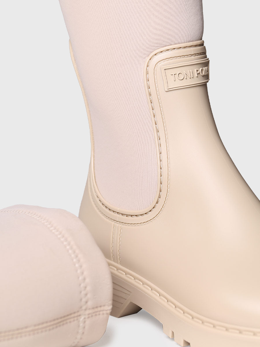Women's rain boot in neoprene and rubber - CLAIS