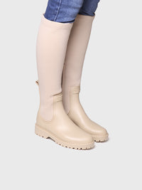 Women's rain boot in neoprene and rubber - CLAIS