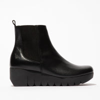 Ankle Boot VAZE177FLY Burn Leather Black