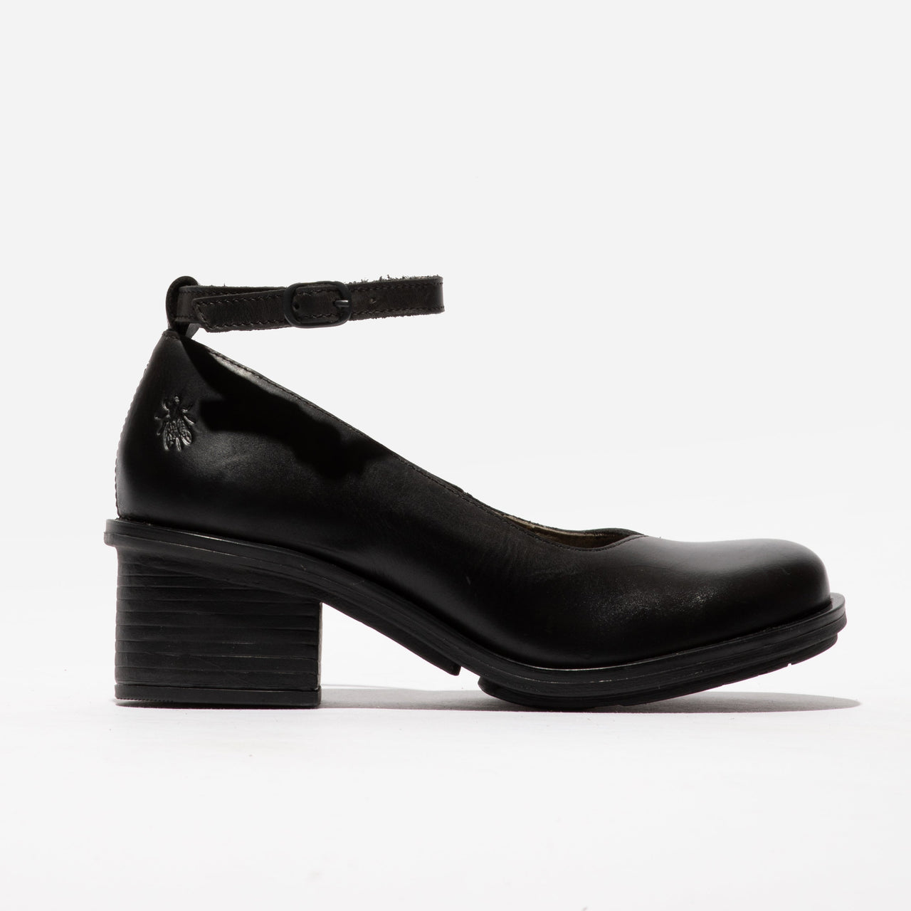 Camden CEIZ308FLY Ankle Strap Rug Leather Black