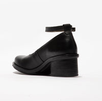 Camden CEIZ308FLY Ankle Strap Rug Leather Black