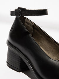 Camden CEIZ308FLY Ankle Strap Rug Leather Black