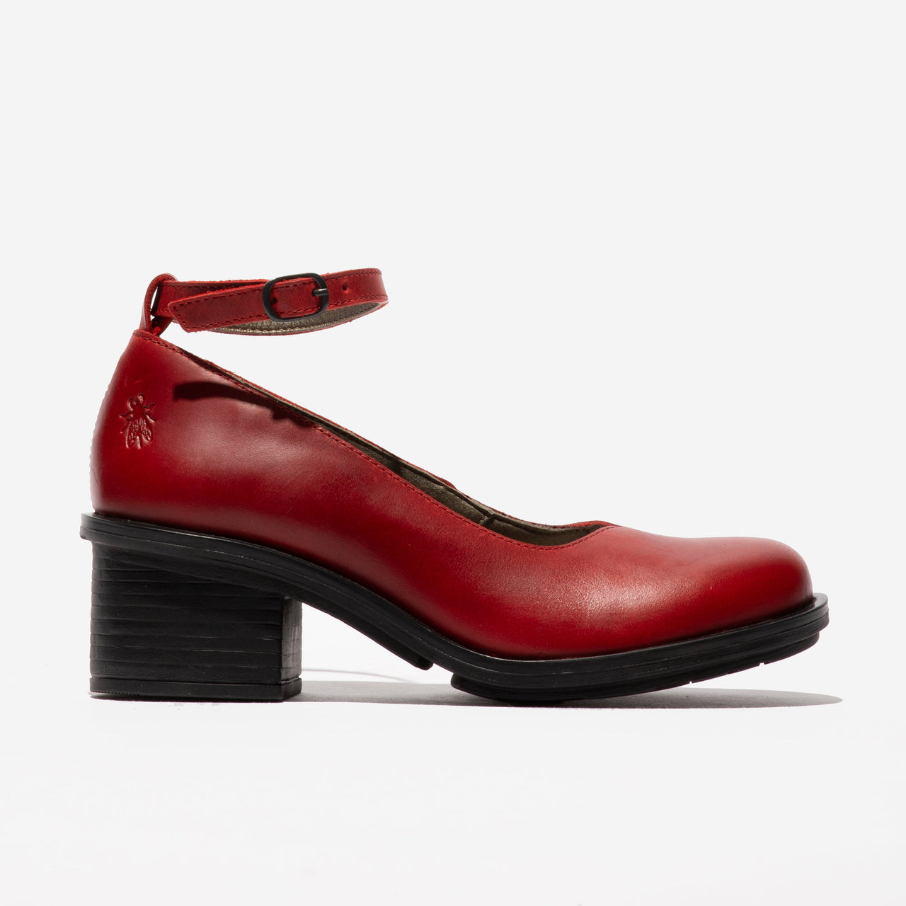 Camden CEIZ308FLY Ankle Strap Rug Leather Red
