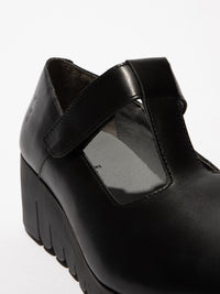 Violet VEKA339FLY Burn Leather Black