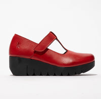 Violet VEKA339FLY Burn Leather Red