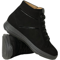 Ganter Karla Luise Softnubuk Black Boots