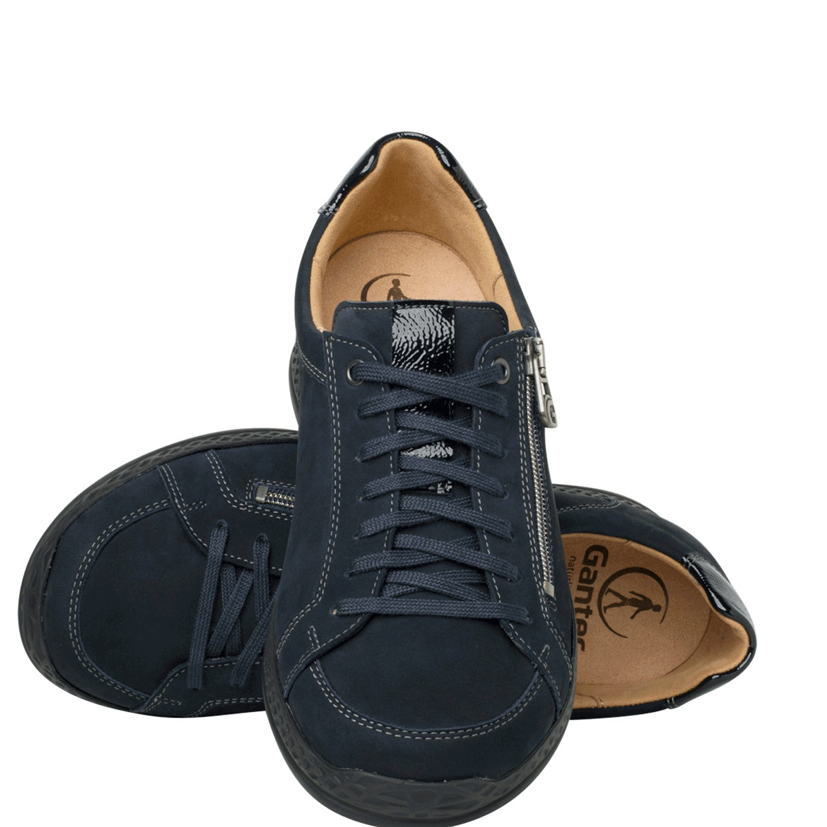 Ganter Karla Luise Ocean Nubuck Leather Shoes