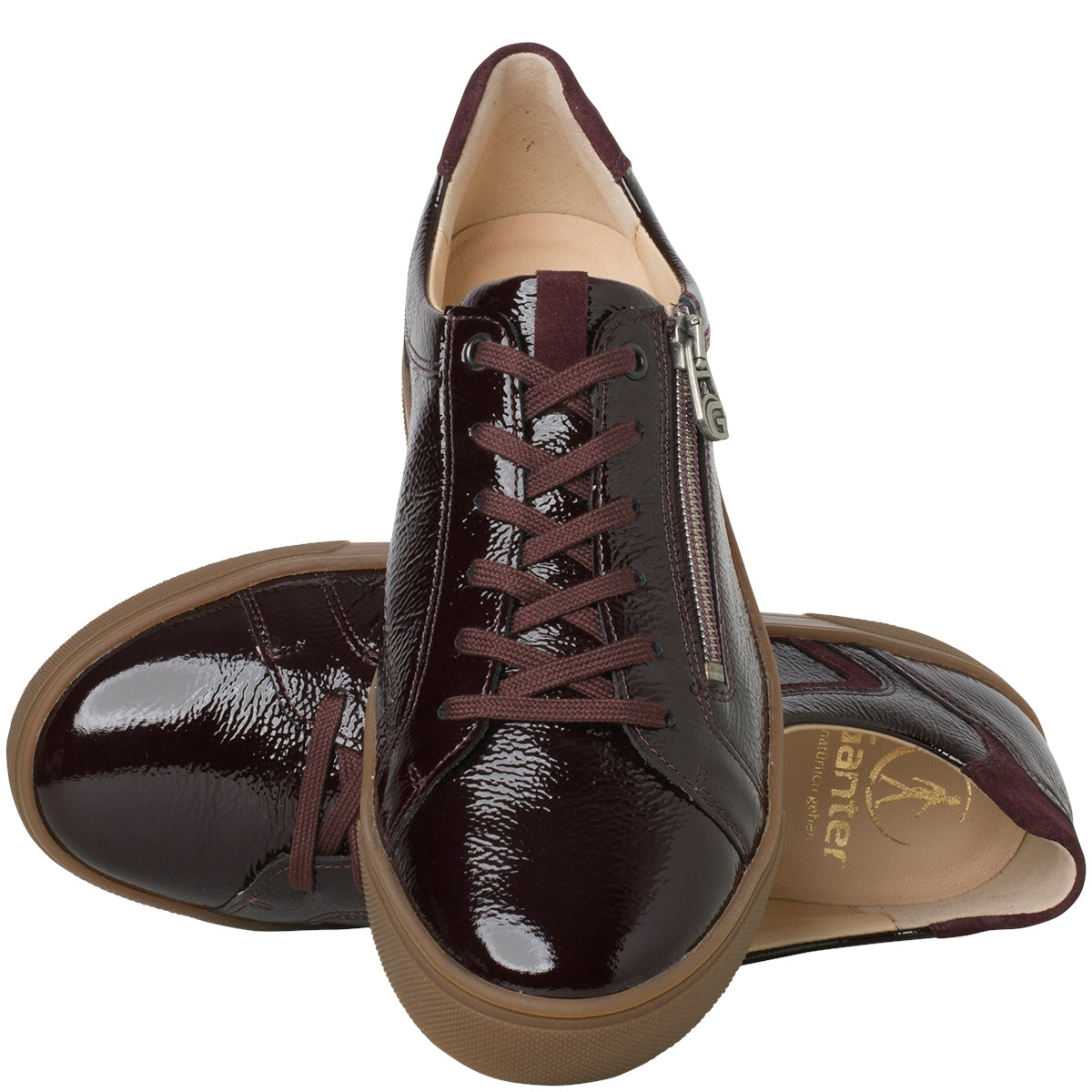 Ganter Helena Vino Patent Sneakers