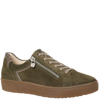 Ganter Helena Olive Suede Sneakers
