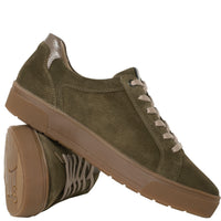 Ganter Helena Olive Suede Sneakers