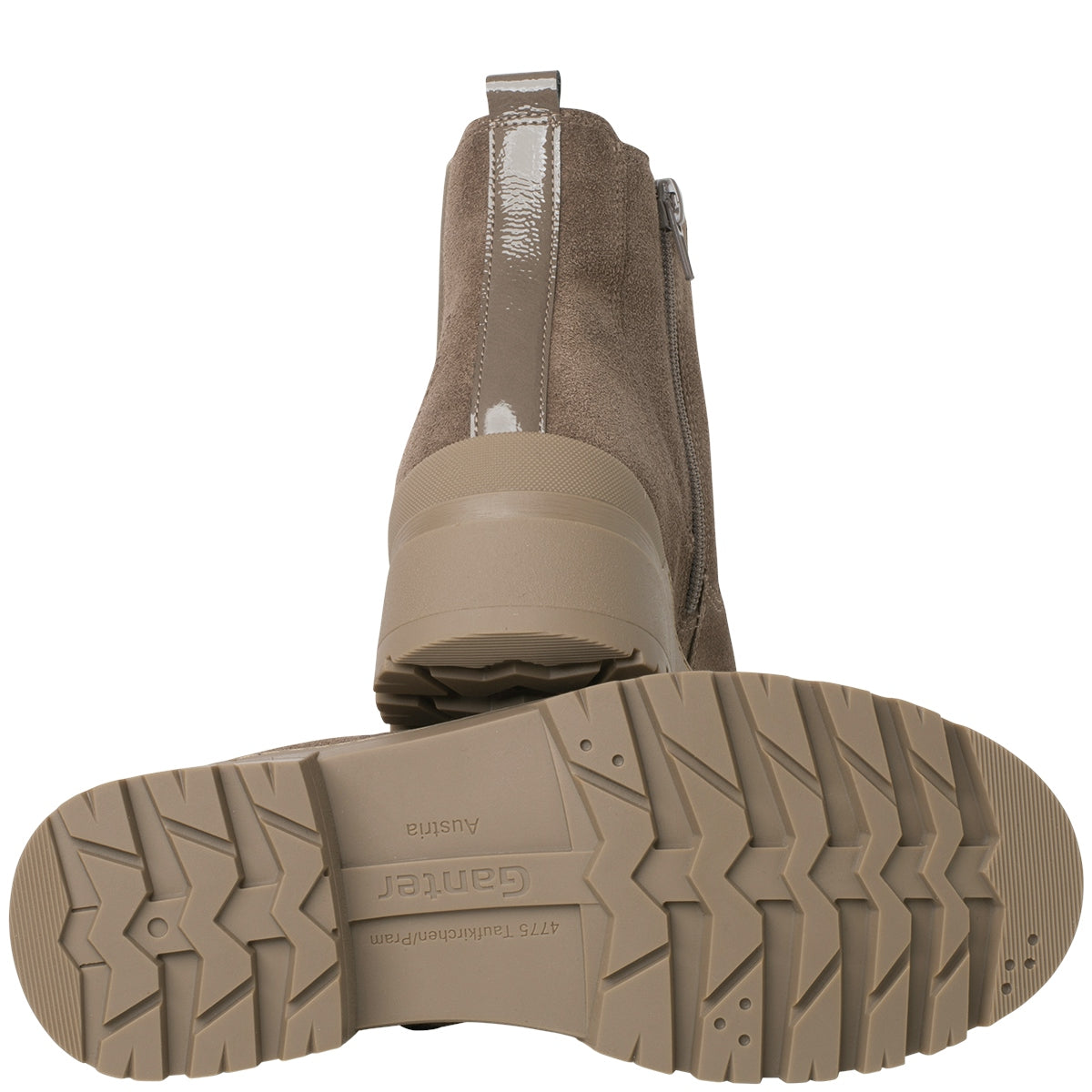 Ganter Gela Velour Dark Taupe Boots