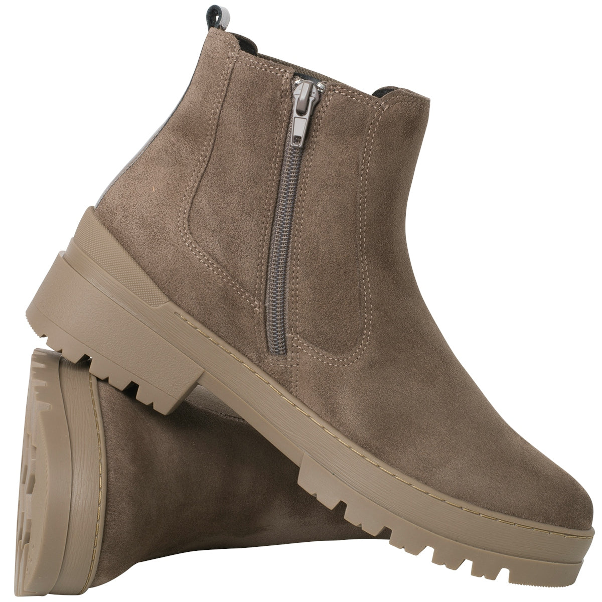 Ganter Gela Velour Dark Taupe Boots