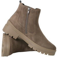 Ganter Gela Velour Dark Taupe Boots