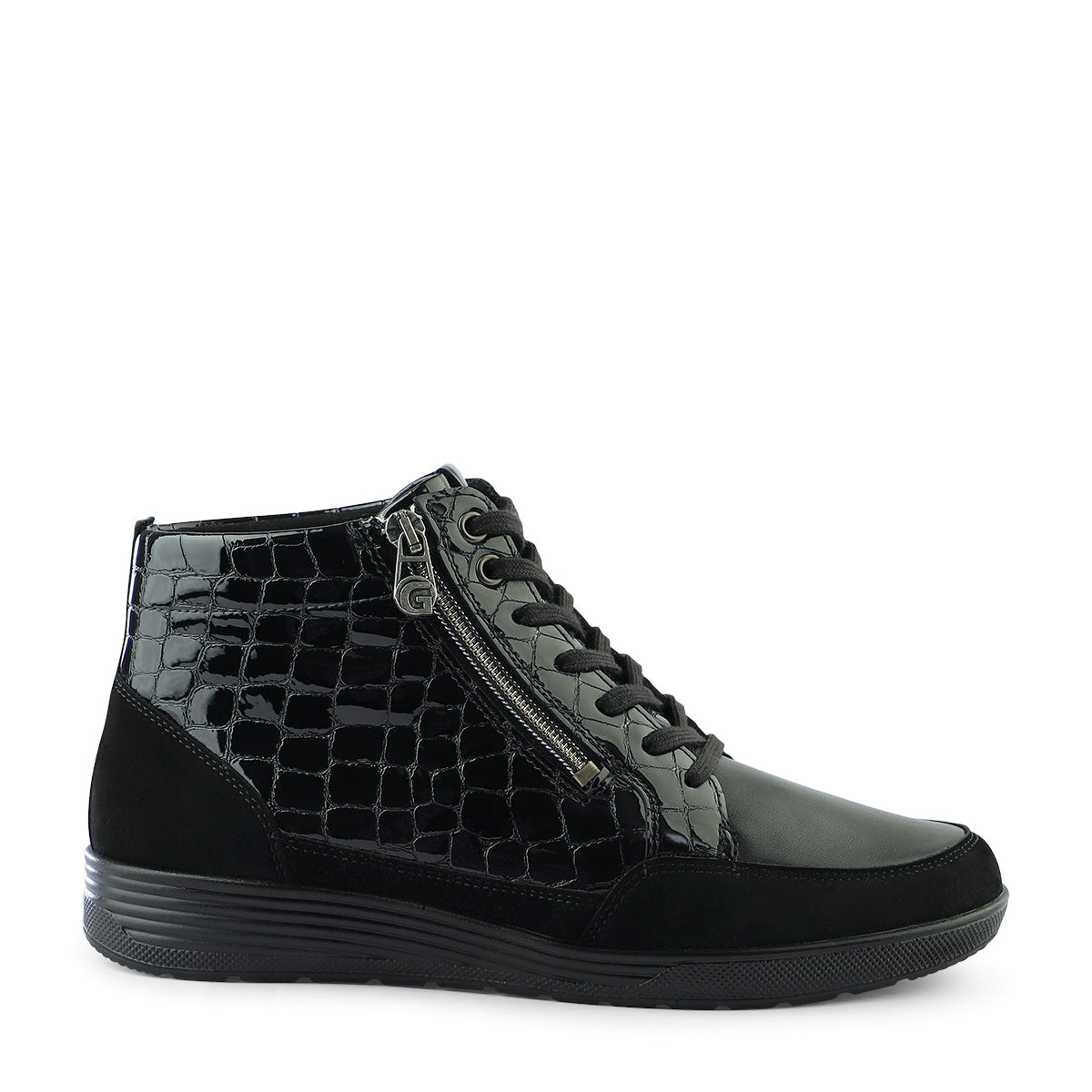 Ganter Klara Laceup/Zip Softnubuk Softy Stretch Boots