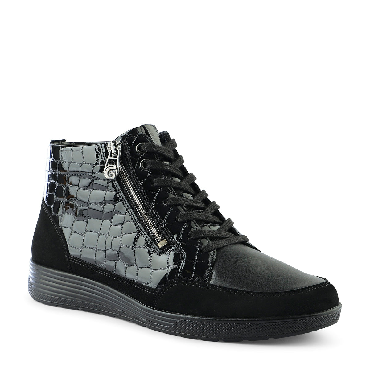 Ganter Klara Laceup/Zip Softnubuk Softy Stretch Boots